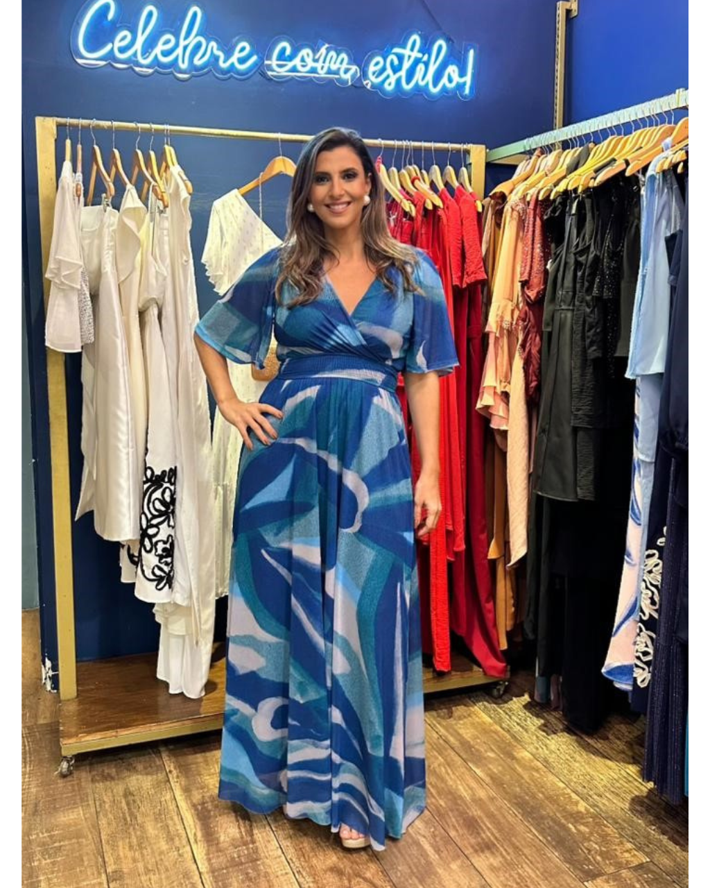 Vestido Brisa Ref. 049119 - AZUL