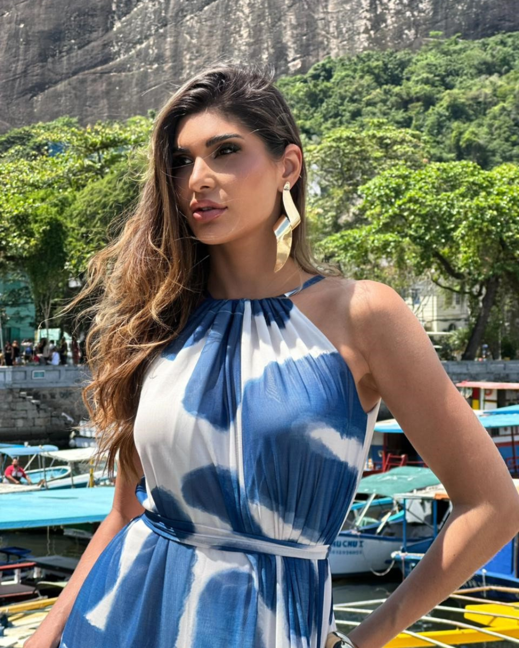 Vestido Yasmim Ref. 049189 - MARINHO