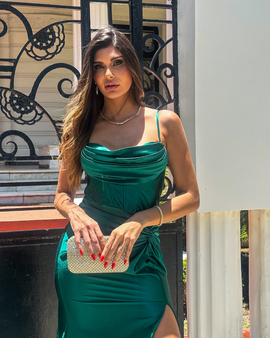 Vestido Prada Ref. 048660 - VERDE MUSGO