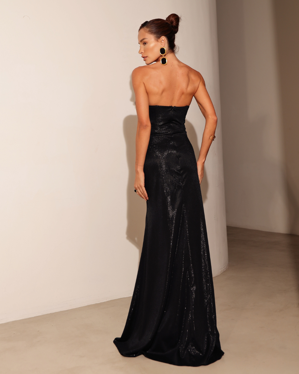 Vestido Lamê Ref. 049262 - PRETO