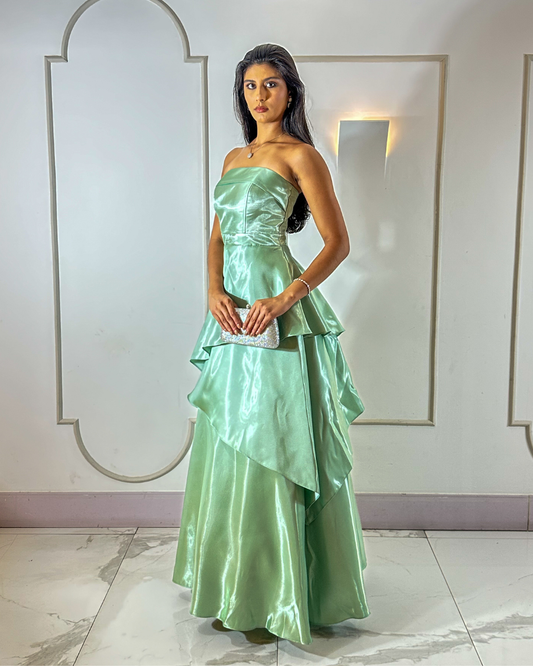 Vestido Zibeline Glow Ref. 049043 - VERDE MENTA
