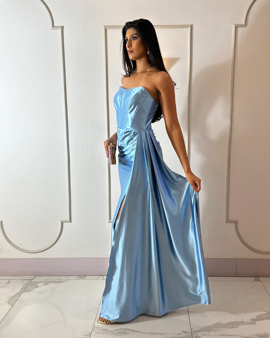 Vesido Prada Ref. 049018 - AZUL SERENITY