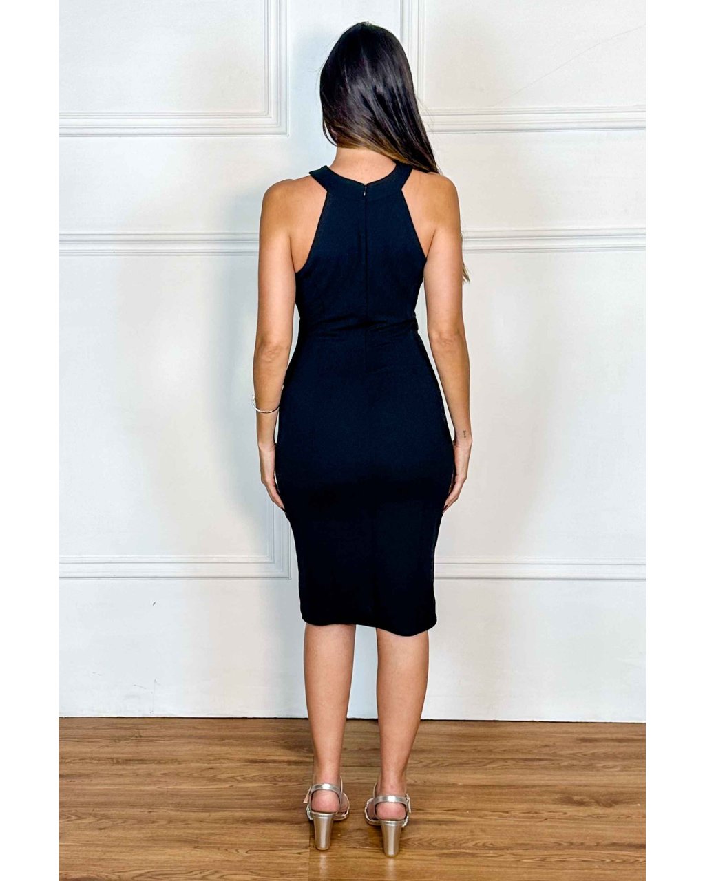 Vestido Crepe Ref. 042592 - PRETO