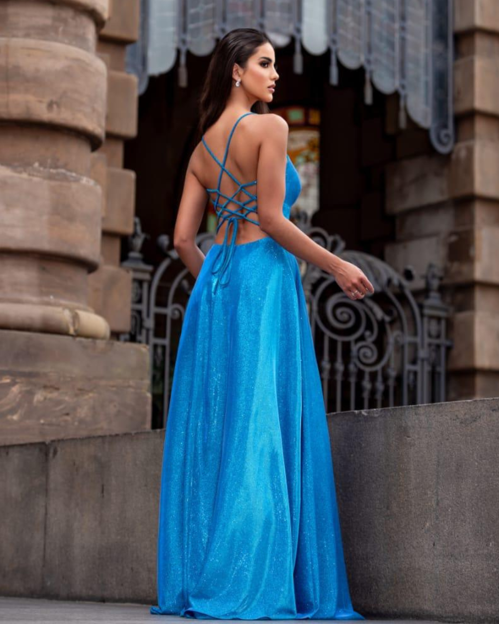 Vestido Lurex Ref. 048852 - AZUL