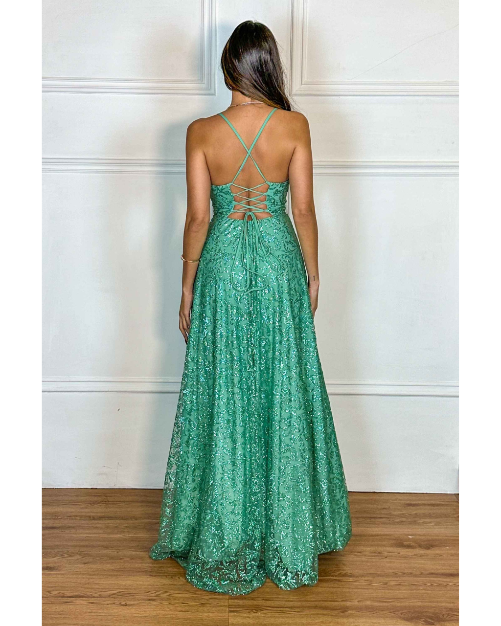 Vestido Longo Ref. 047151 - VERDE MENTA