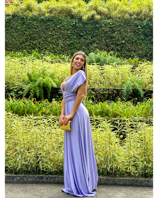 Vestido Wrap Dress Ref 044884 - LILAS