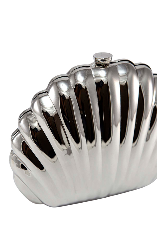 Carteira Metal Concha Ref. 048594 - PRATA