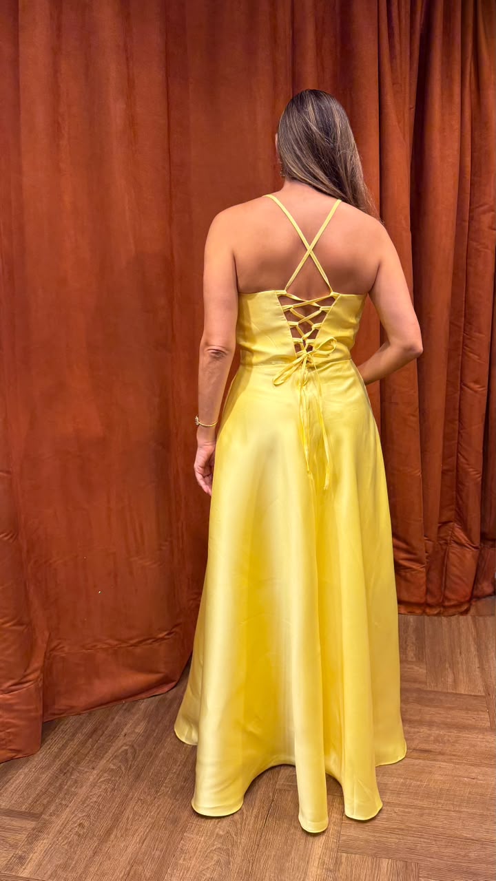 Vestido Zibeline Ref. 048567 - AMARELO