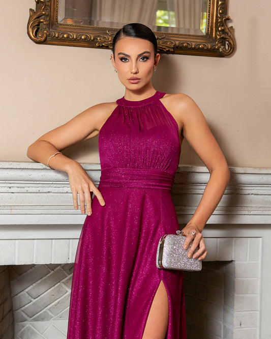 Vestido Longo Ref. 046864 - FUCSIA