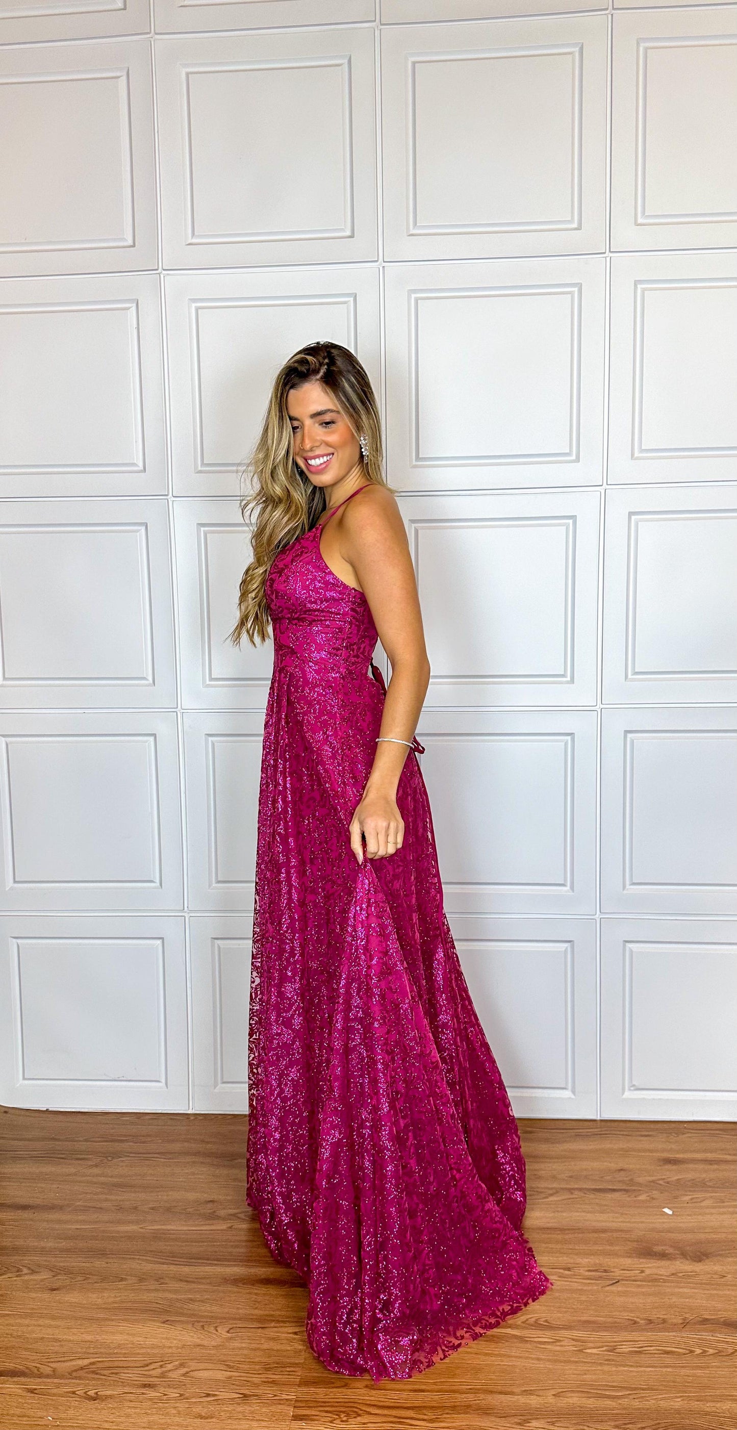 Vestido Longo Ref. 047151 - FUCSIA