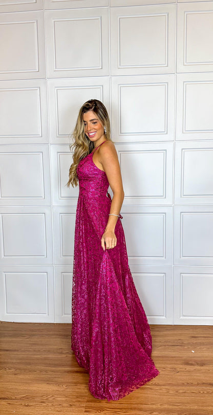 Vestido Longo Ref. 047151 - FUCSIA