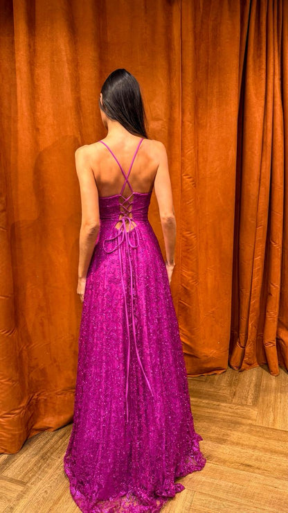 Vestido Longo Ref. 047151 - ROXO