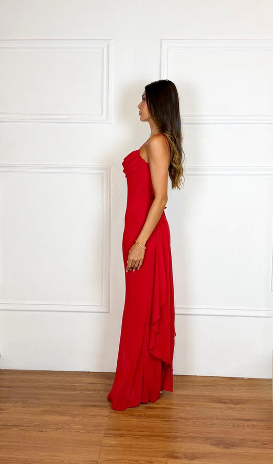 Vestido Longo Ref. 048059 - VERMELHO