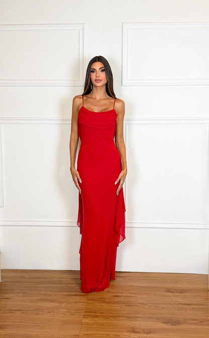 Vestido Longo Ref. 048059 - VERMELHO