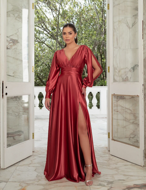 Vestido Prada Ref. 048850 - MARSALA