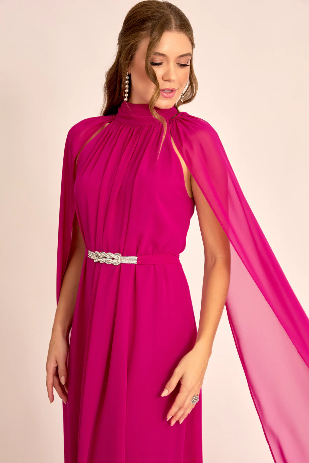 Vestido Longo Ref. 048948 - FUCSIA