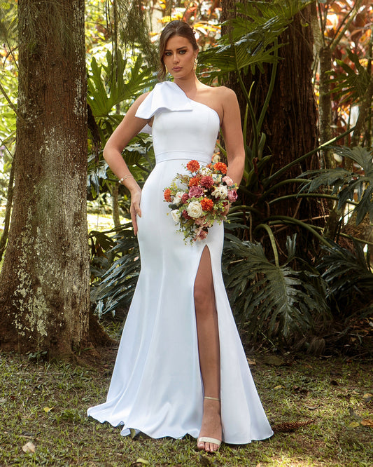 Vestido Longo Ref. 048057 - BRANCO
