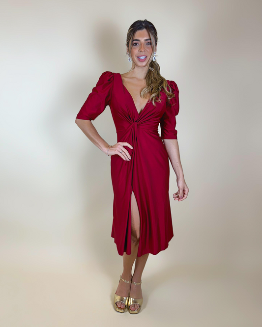 Vestido Midi Ref. 047966 - MARSALA