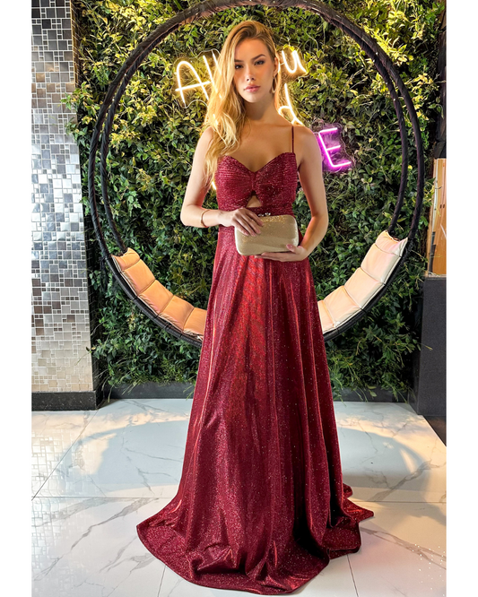 Vestido Longo Ref. 048236 - MARSALA