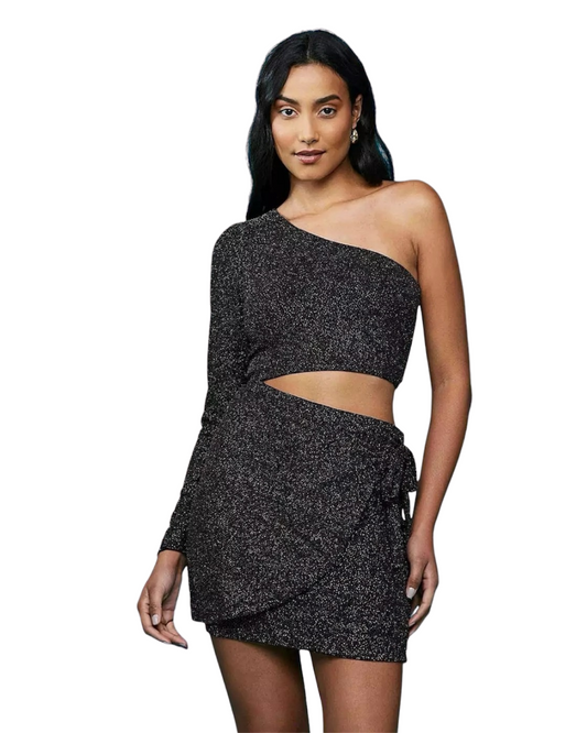 Vestido Recortes Ref. 048088 - PRETO