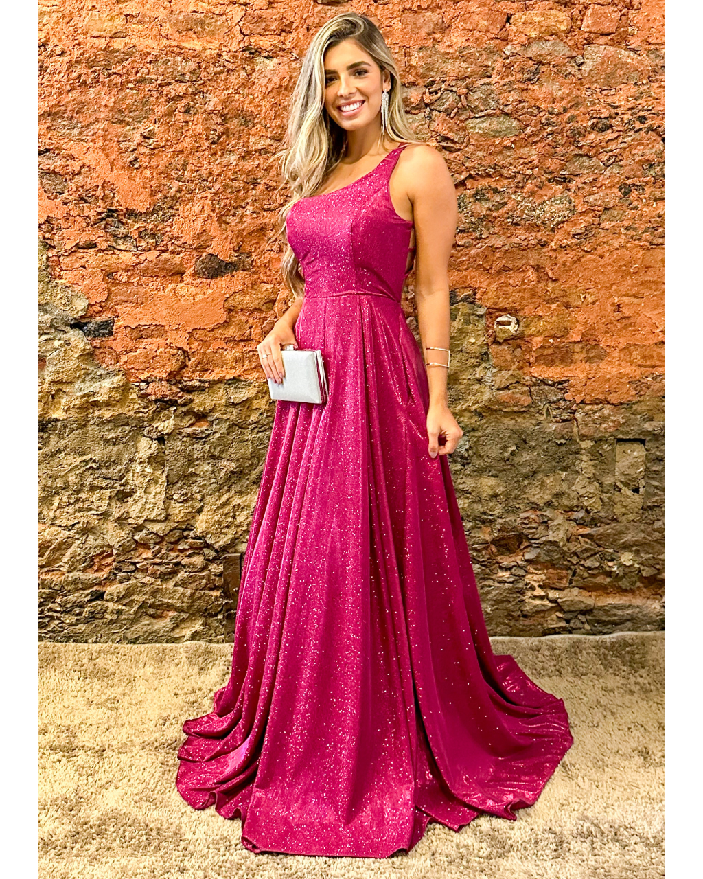 Vestido Longo Ref. 047665 - FUCSIA