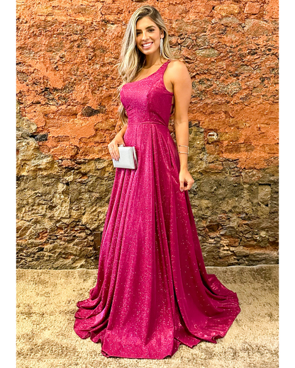 Vestido Longo Ref. 047665 - FUCSIA