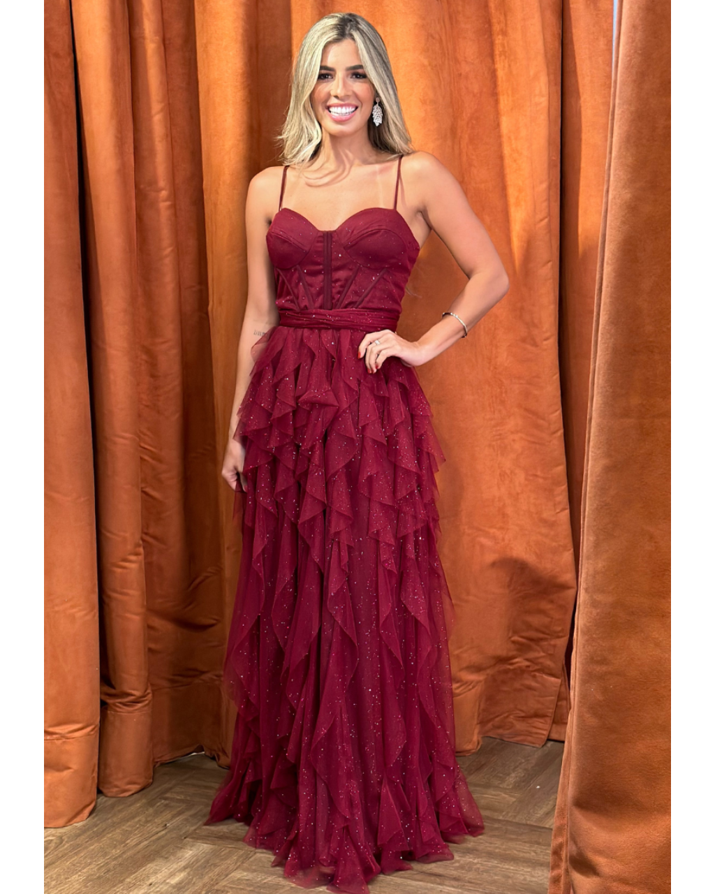 Vestido Longo Ref. 047244 - MARSALA