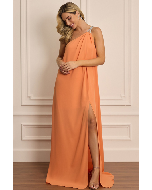 Vestido Longo Ref. 047902 - LARANJA