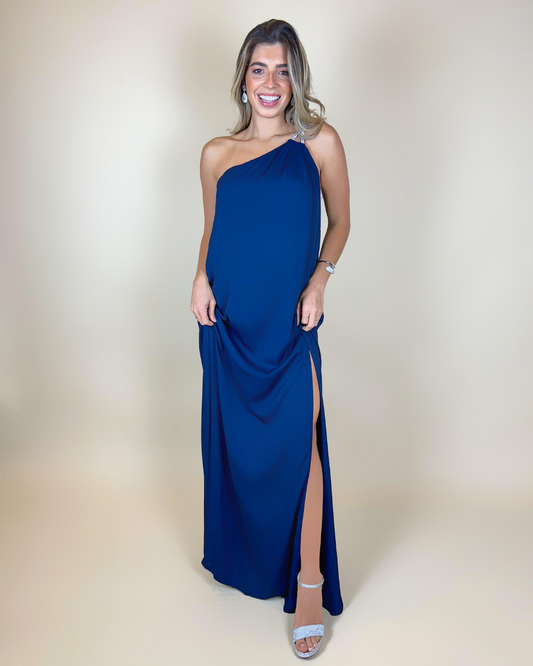 Vestido Longo Ref. 047902 - MARINHO