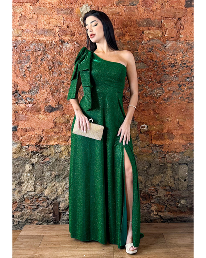 Vestido Longo Ref. 047824 - VERDE ESMERALDA