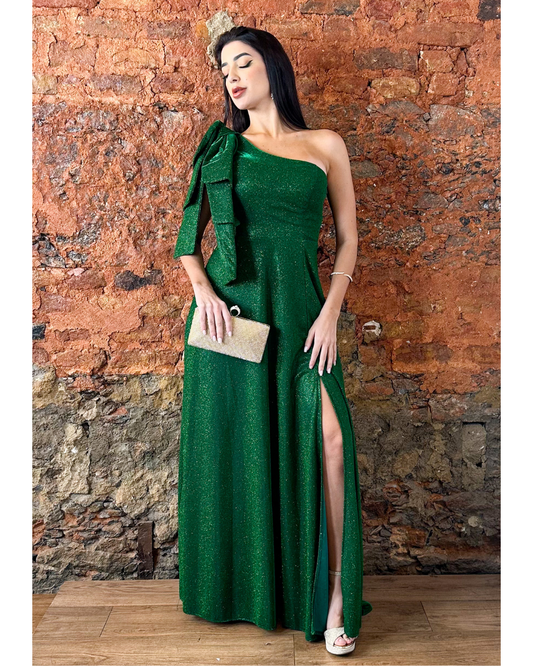Vestido Longo Ref. 047824 - VERDE ESMERALDA