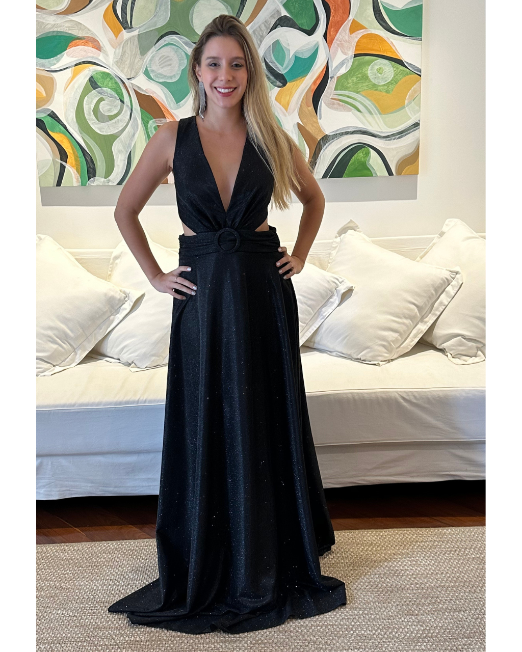 Vestido Longo Ref. 046824 - PRETO