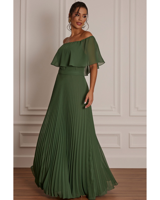 Vestido Longo Ref. 045797 - VERDE OLIVA