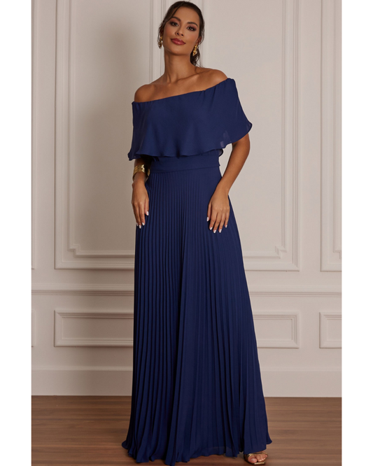 Vestido Longo Ref. 045797 - MARINHO