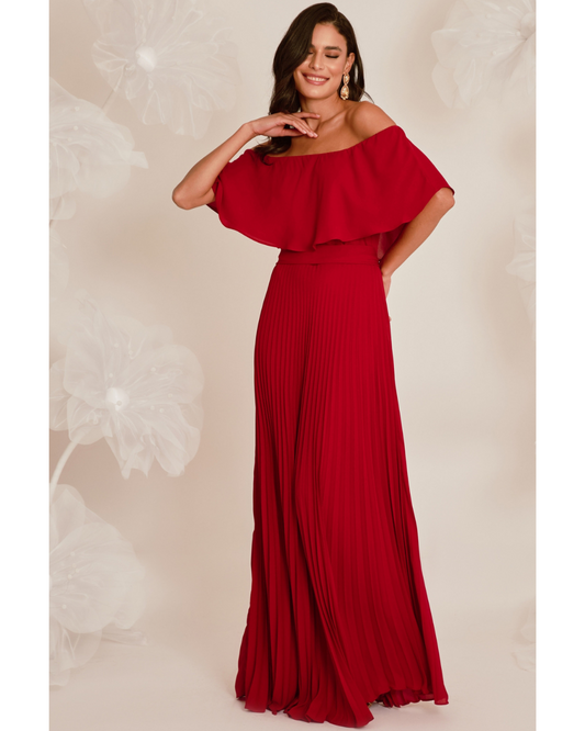 Vestido Longo Ref. 045797 - MARSALA