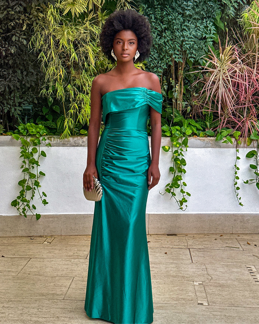 Vestido Longo Ref. 048641 - VERDE ESMERALDA