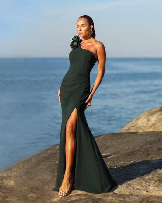 Vestido Longo Ref. 048973 - VERDE ESMERALDA