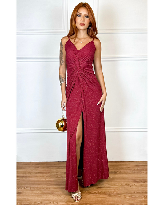 Vestido Longo Ref. 048940 - MARSALA