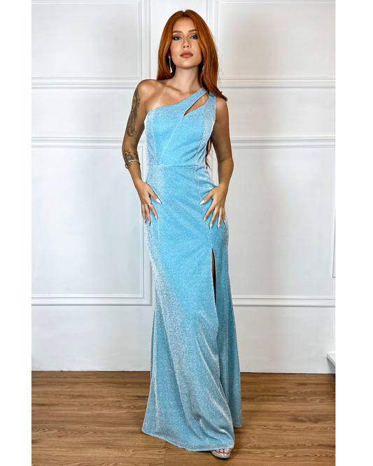 Vestido Longo Ref. 048946 - AZUL SERENITY