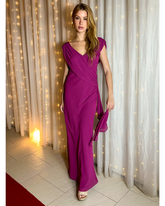 Vestido Longo Ref. 048346 - FUCSIA