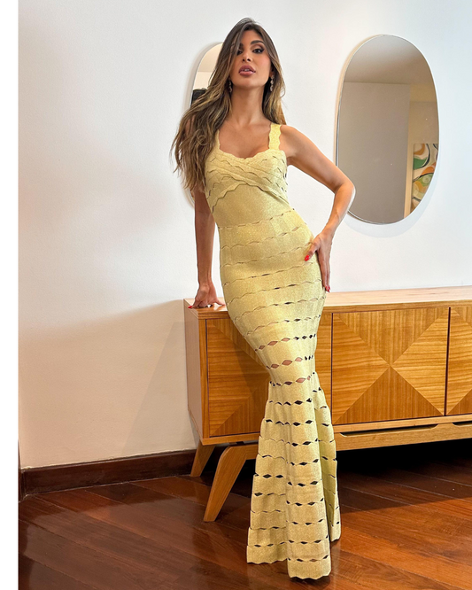 Vestido Bandage Ref. 048421 - DOURADO