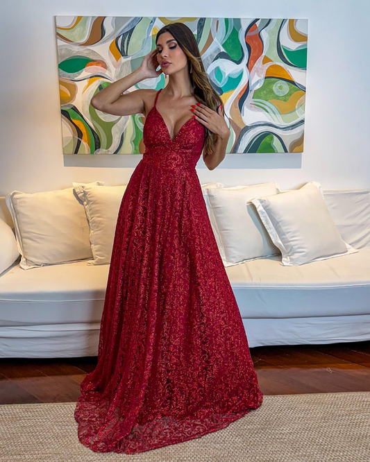 Vestido Longo Ref. 047151 - MARSALA