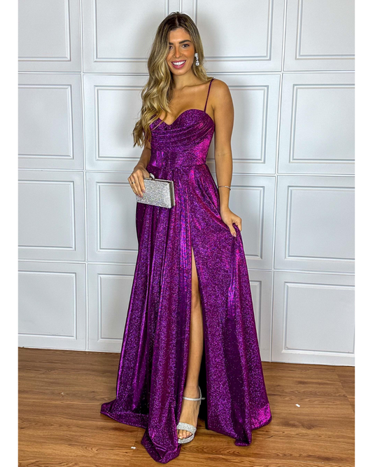 Vestido Longo Ref. 047964 - ROXO