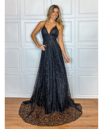 Vestido Longo Ref. 047151 - PRETO
