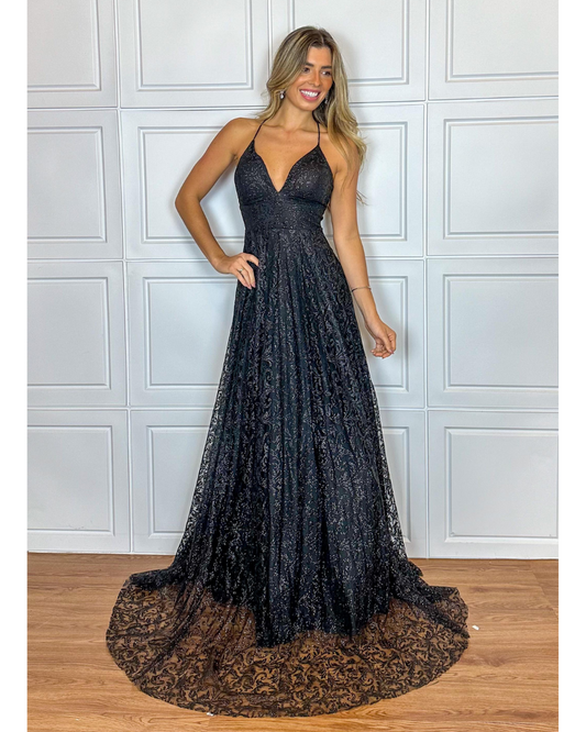 Vestido Longo Ref. 047151 - PRETO