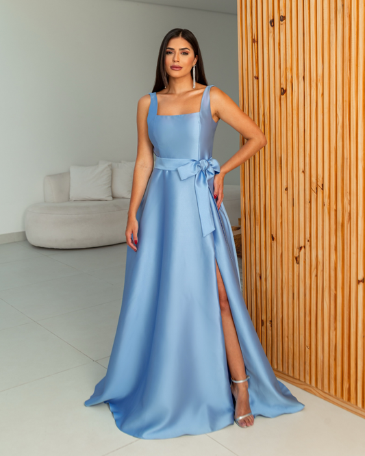 Vestido Zibeline Ref. 048761 - AZUL SERENITY