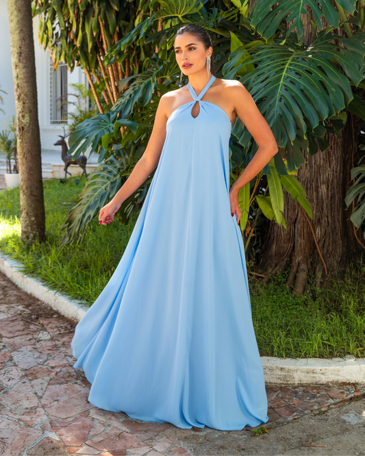 Vestido F/U  Ref. 048661 - AZUL SERENITY