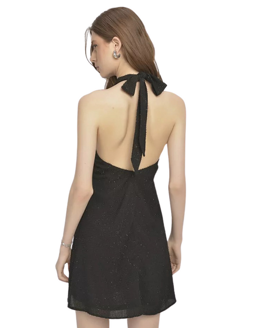 Vestido Chiffon Ref. 048085 - PRETO