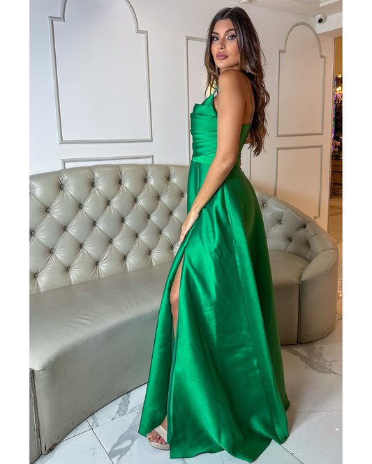 Vestido Zibeline Ref. 048519 - VERDE ESMERALDA