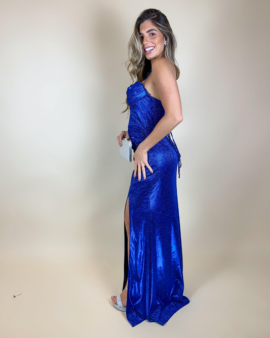 Vestido Longo Ref. 048046 - AZUL ROYAL